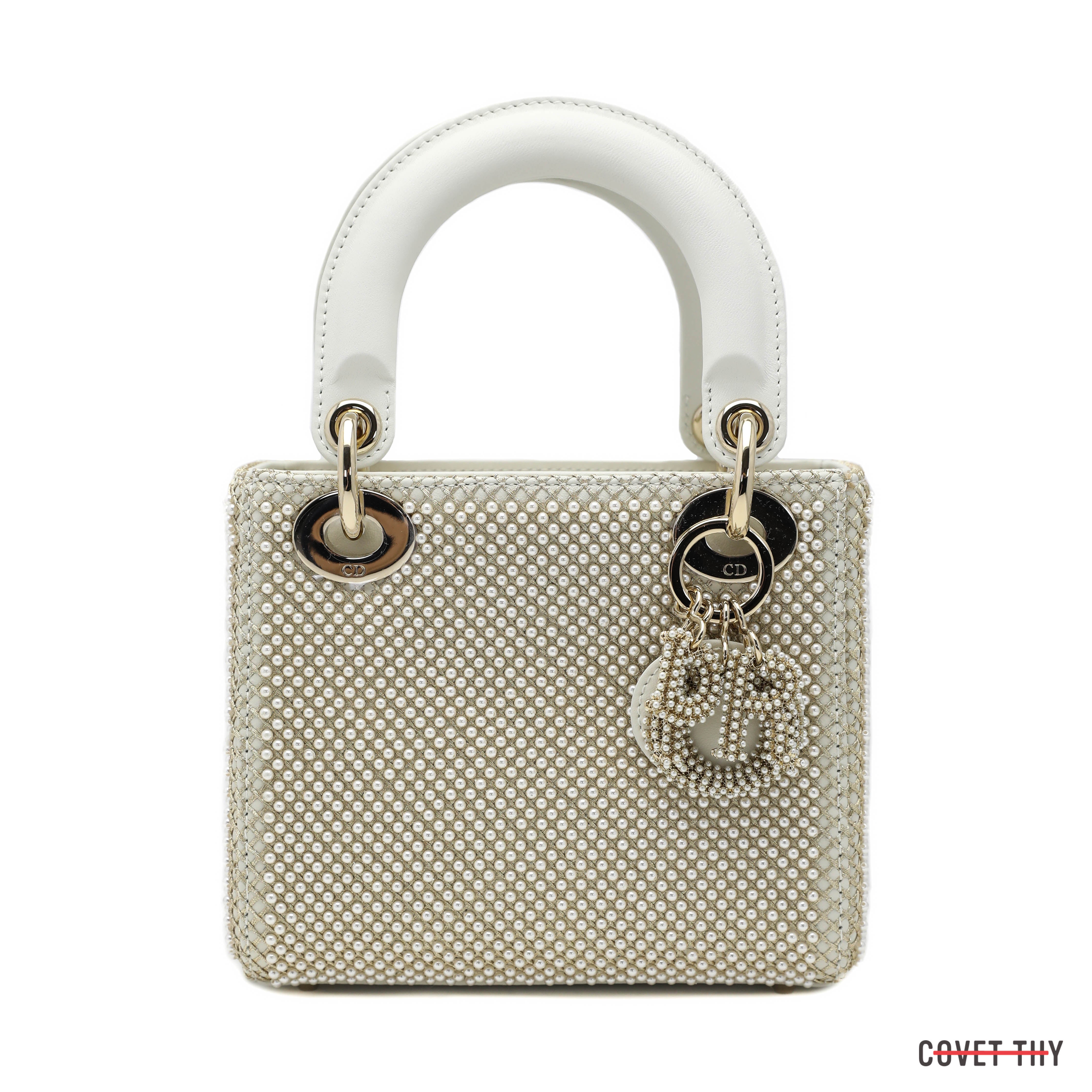 Lady Dior Limited Edition Mini Pearl Handbag