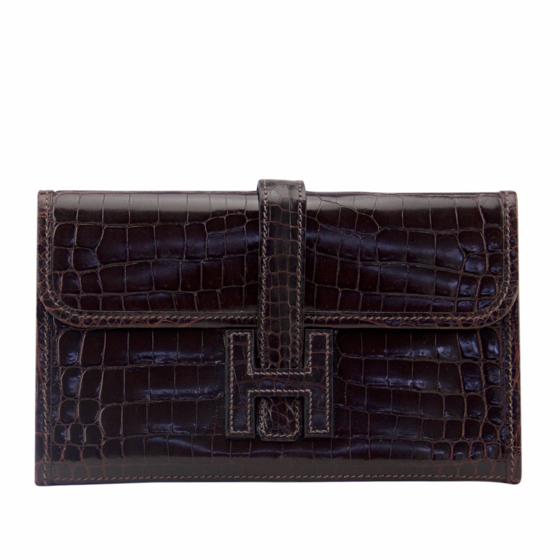 hermes jige clutch crocodile