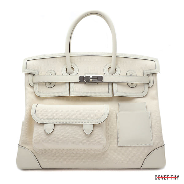 HERMES Toile Goeland Swift Cargo Birkin 35 899845