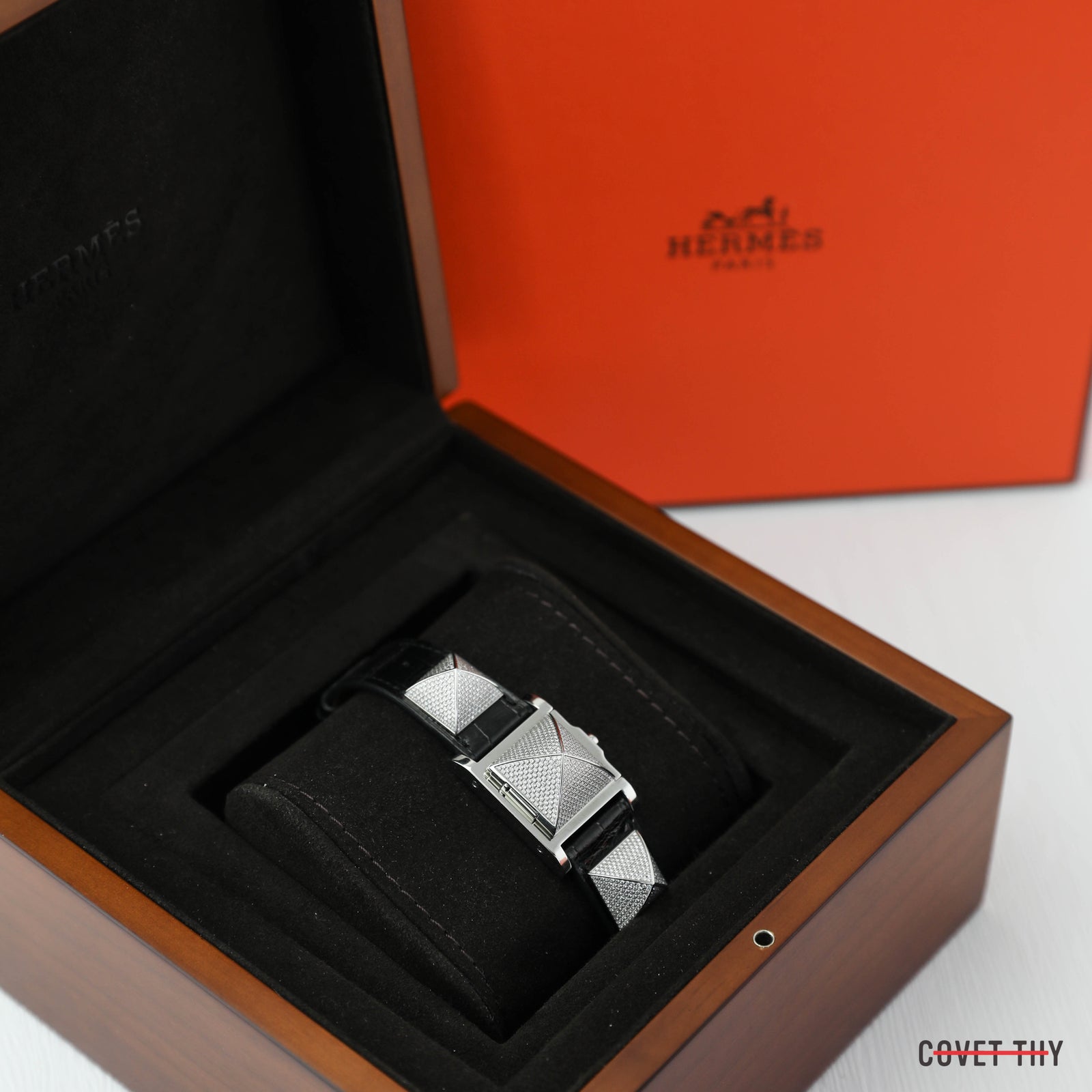 【美品】HERMES Sellier Quartz 27mm 全長18.5cm Hermes 32cm Noisette Box Leather Gold Plated Kelly Sellier Bag