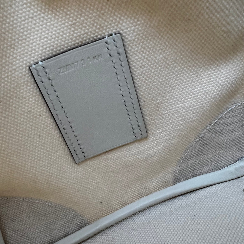 HERMES Birkin 35cm Cargo Ecru Nata Toile Goeland Palladium Hardware, Box New 2021
