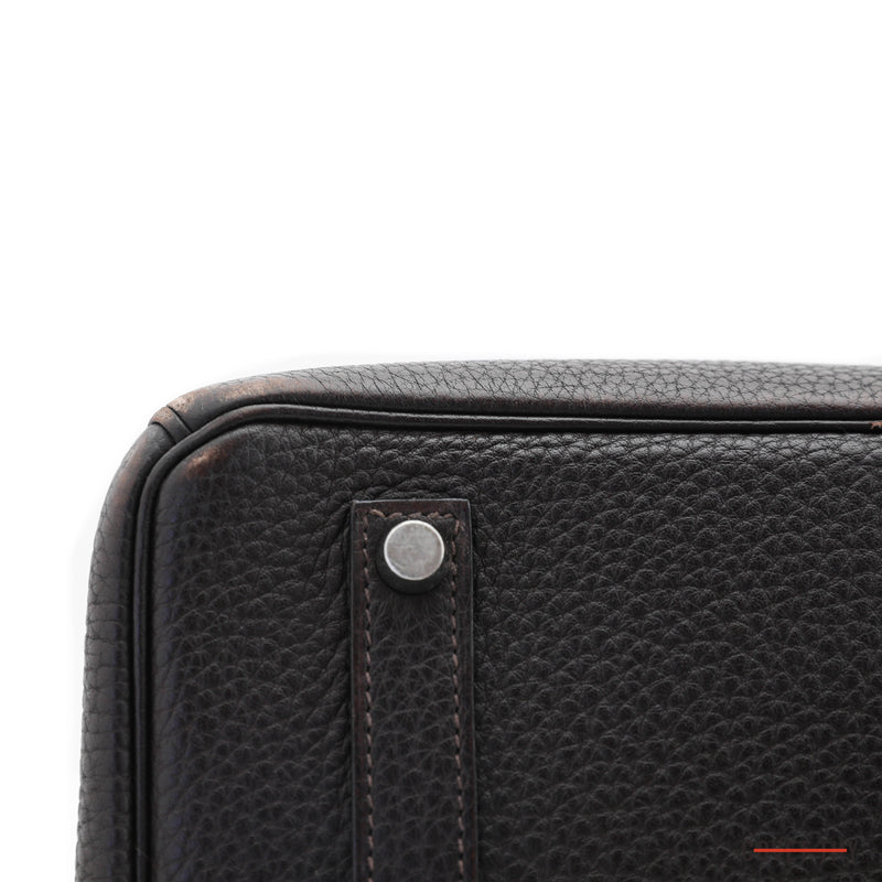 Hermes Togo Birkin with Palladium Hardware, 35cm, Ebene