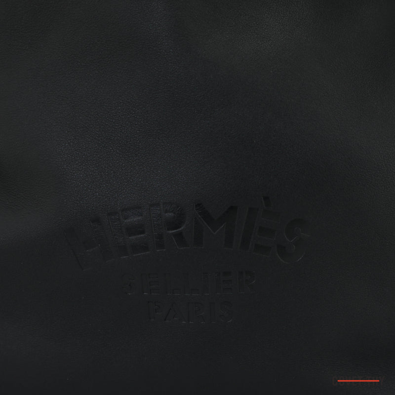 Hermes Bridado Bag/Backpack, Noir Evercolor Calfskin