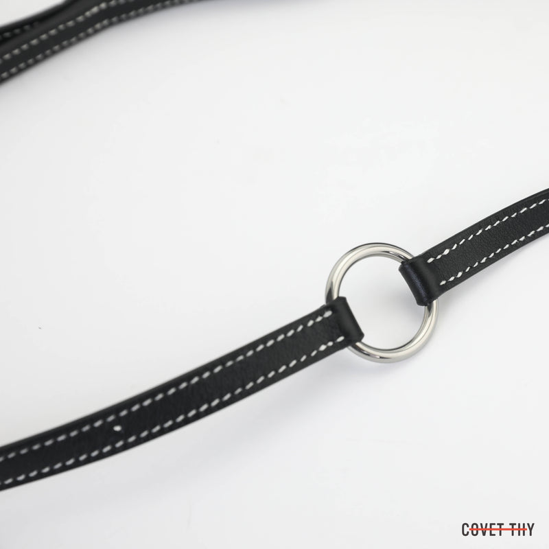 Hermes Bridado Bag/Backpack, Noir Evercolor Calfskin