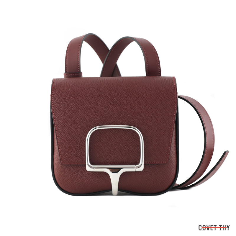 Rouge H Hermes Epsom Della Cavalleria Handbag