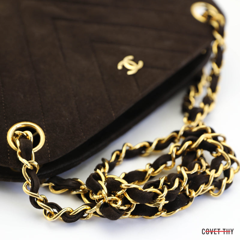 CHANEL Gold Metal, Black Tweed Evening Bag, Size XS 2022
