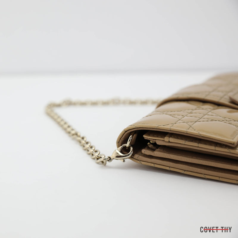 Dior Cannage Promenade Wallet on Chain CovetThy