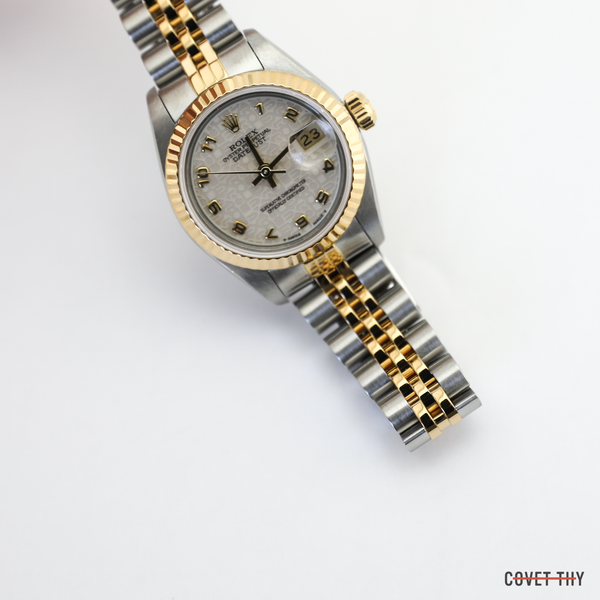 Rolex Lady-Datejust 26mm Steel/Gold, 18 Links, Jubilee, Fully Refurbished