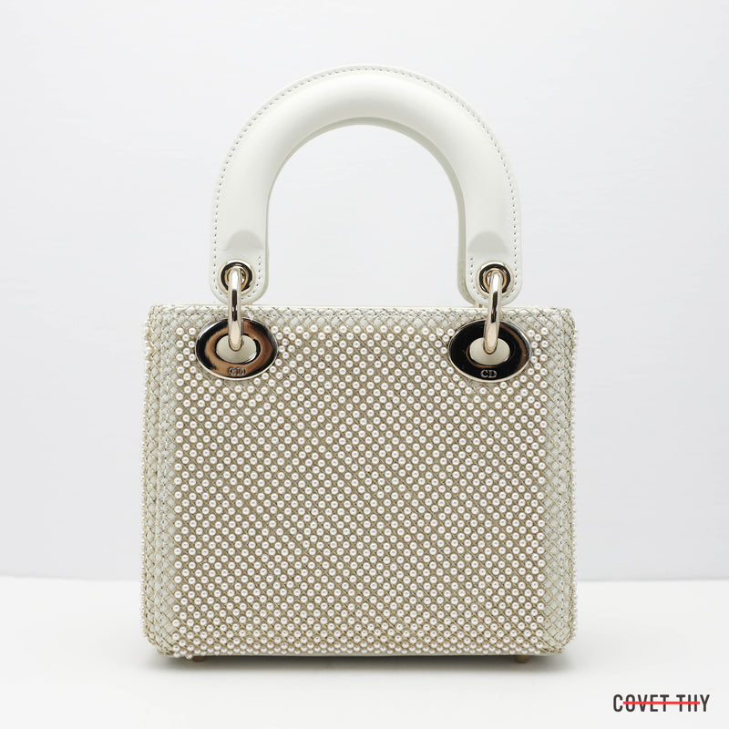 Lady Dior Limited Edition Mini Pearl Handbag