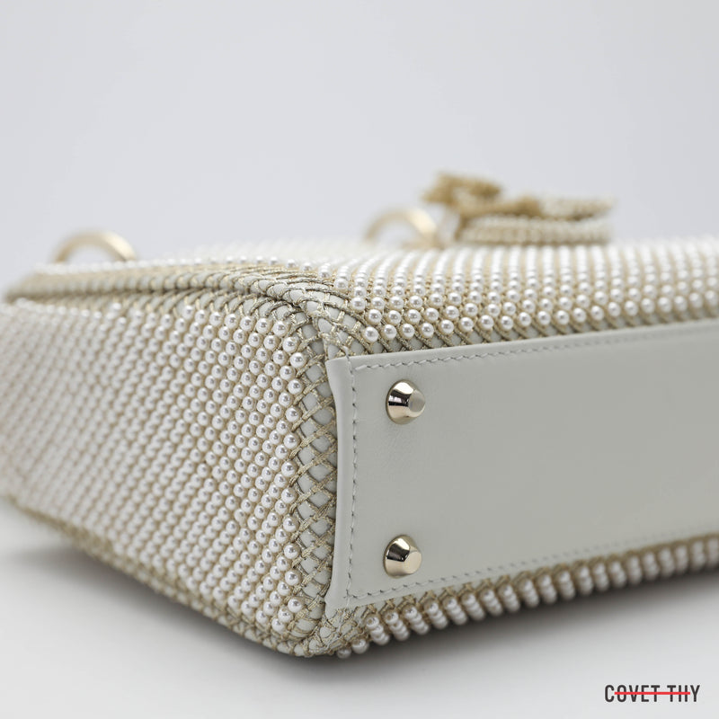 Lady Dior Limited Edition Mini Pearl Handbag
