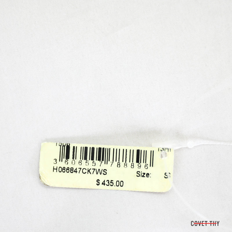 Hermes Mini Etriviere Bracelet with Palladium Hardware, Bleu Izmir, Size Small