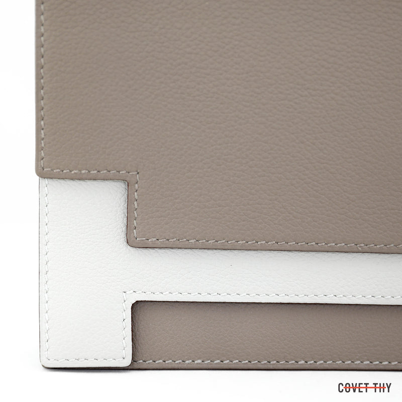 Hermes Multiplis Clutch, Evercolor Gris Asphalt