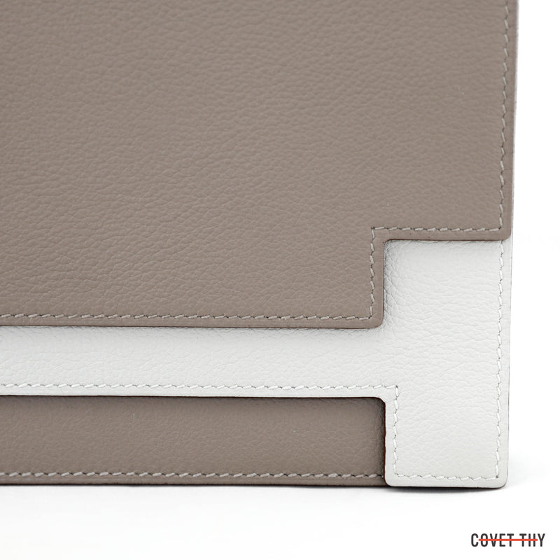 Hermes Multiplis Clutch, Evercolor Gris Asphalt