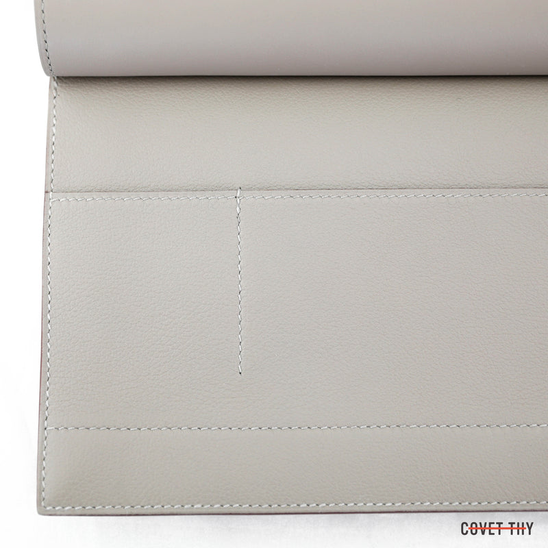 Hermes Multiplis Clutch, Evercolor Gris Asphalt
