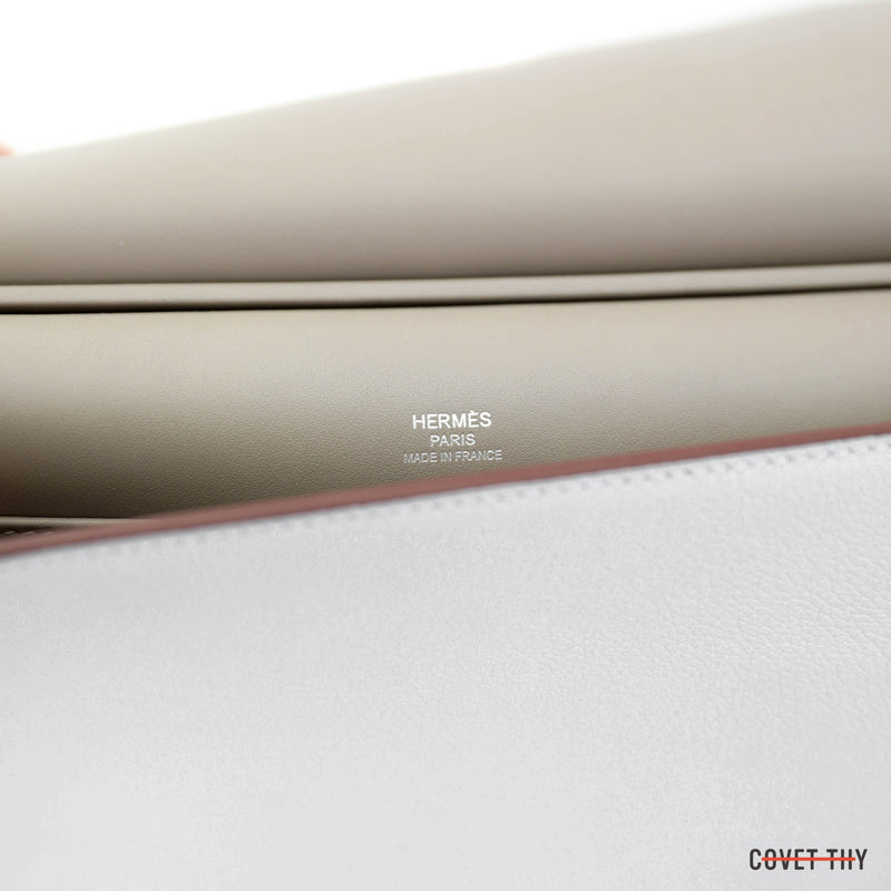 Hermes Multiplis Clutch, Evercolor Gris Asphalt