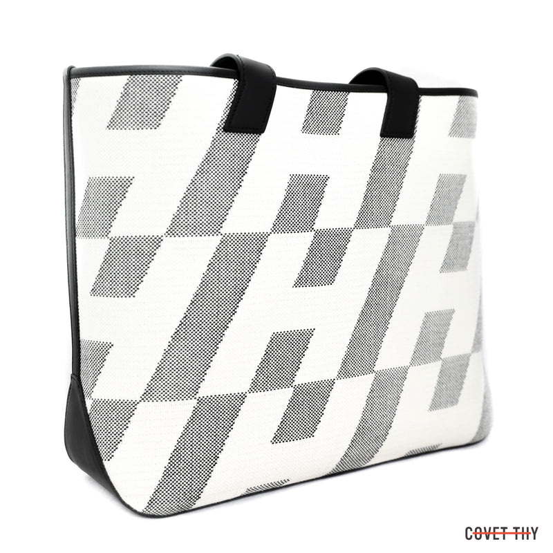 40cm Canvas Hermes Cabas en Biais 