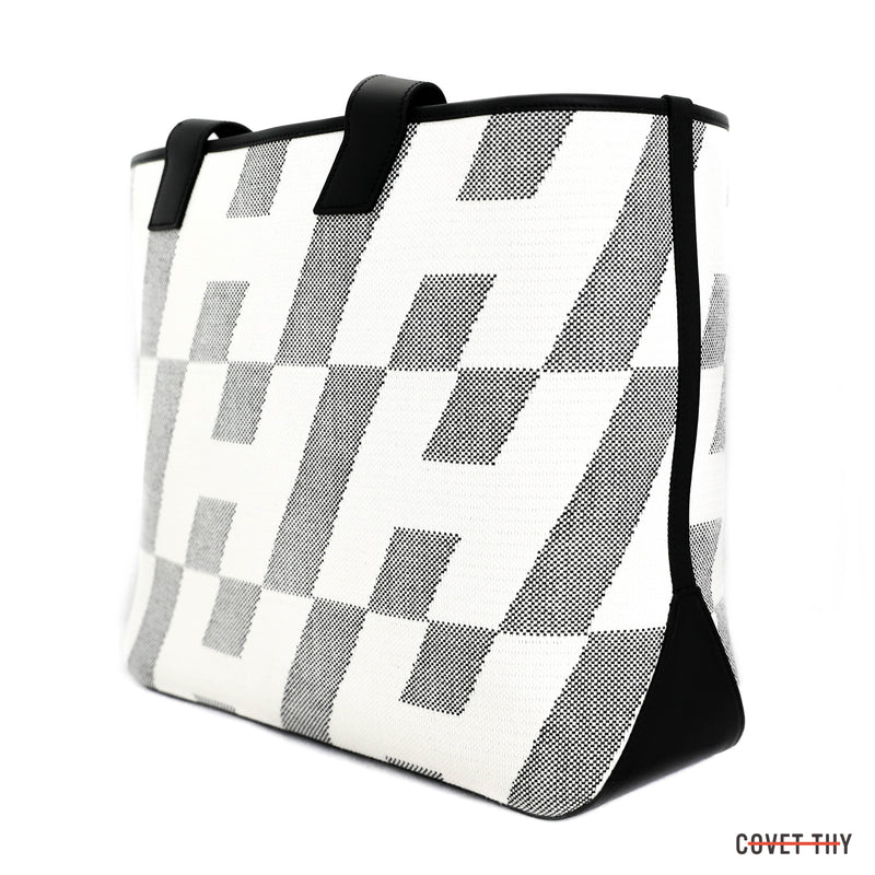 Hermes Cabas en Biais, 40cm, Canvas