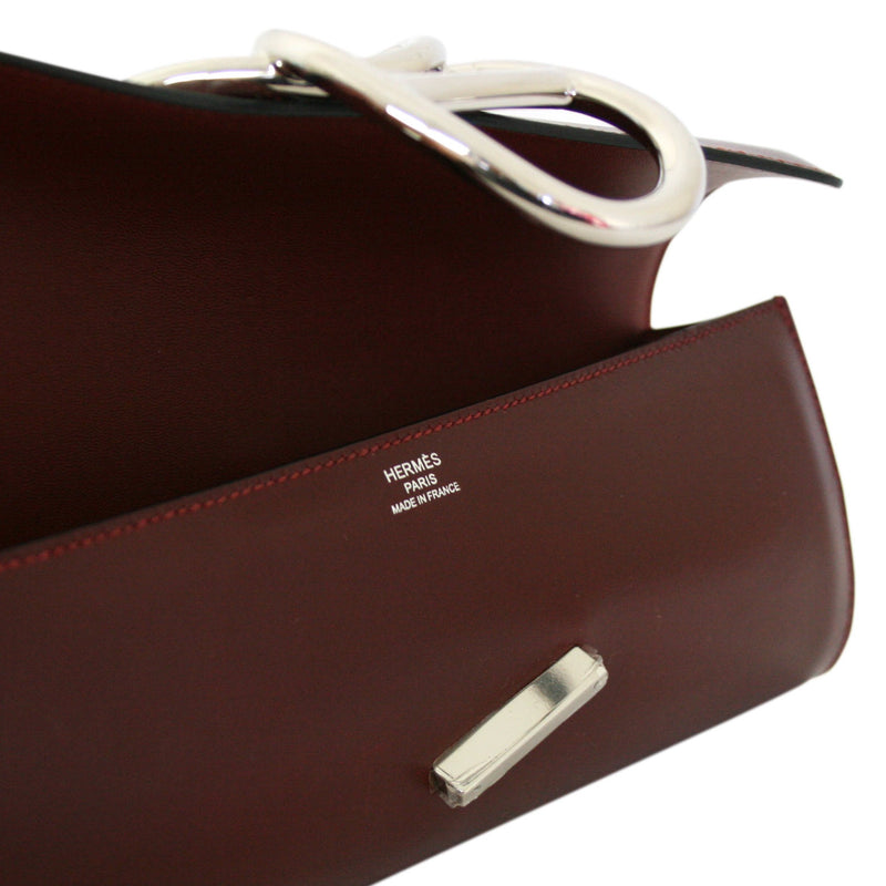 Hermes Egee Clutch with Palladium Hardware, Rouge H – CovetThy