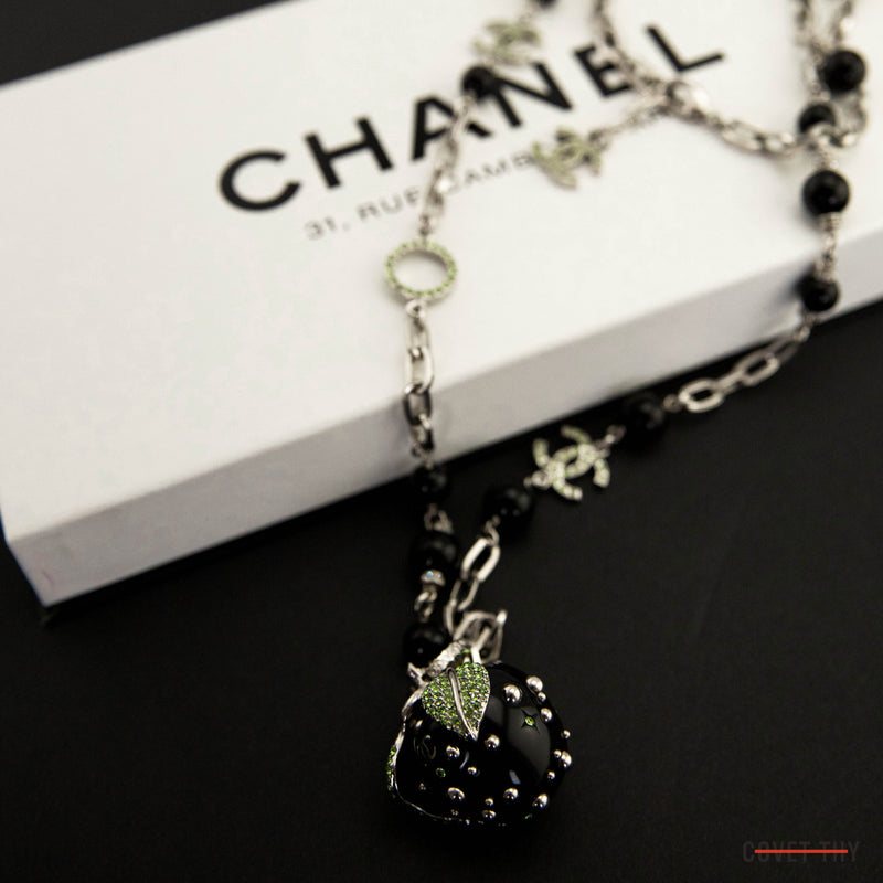 Chanel Rue Chambon Strawberry Necklace